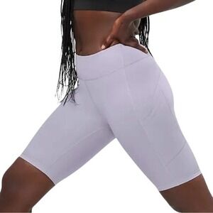 Outdoor Voices Zoom 10" Shorts Earl Grey‎ High Rise Biker Shorts XS New